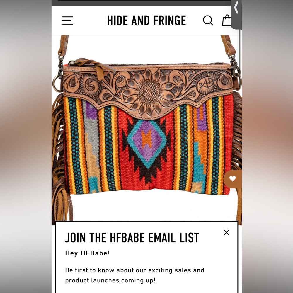 American Darling Fringe purse!
